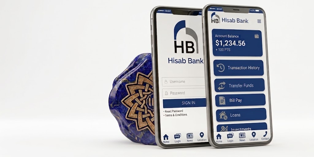 Hisab Bank mobile app