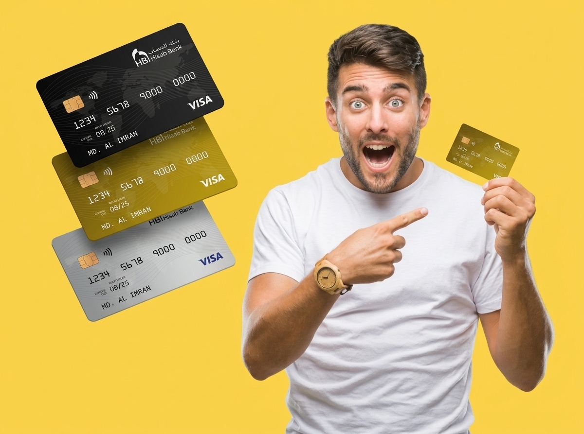 Hisab Bank Visa debit cards