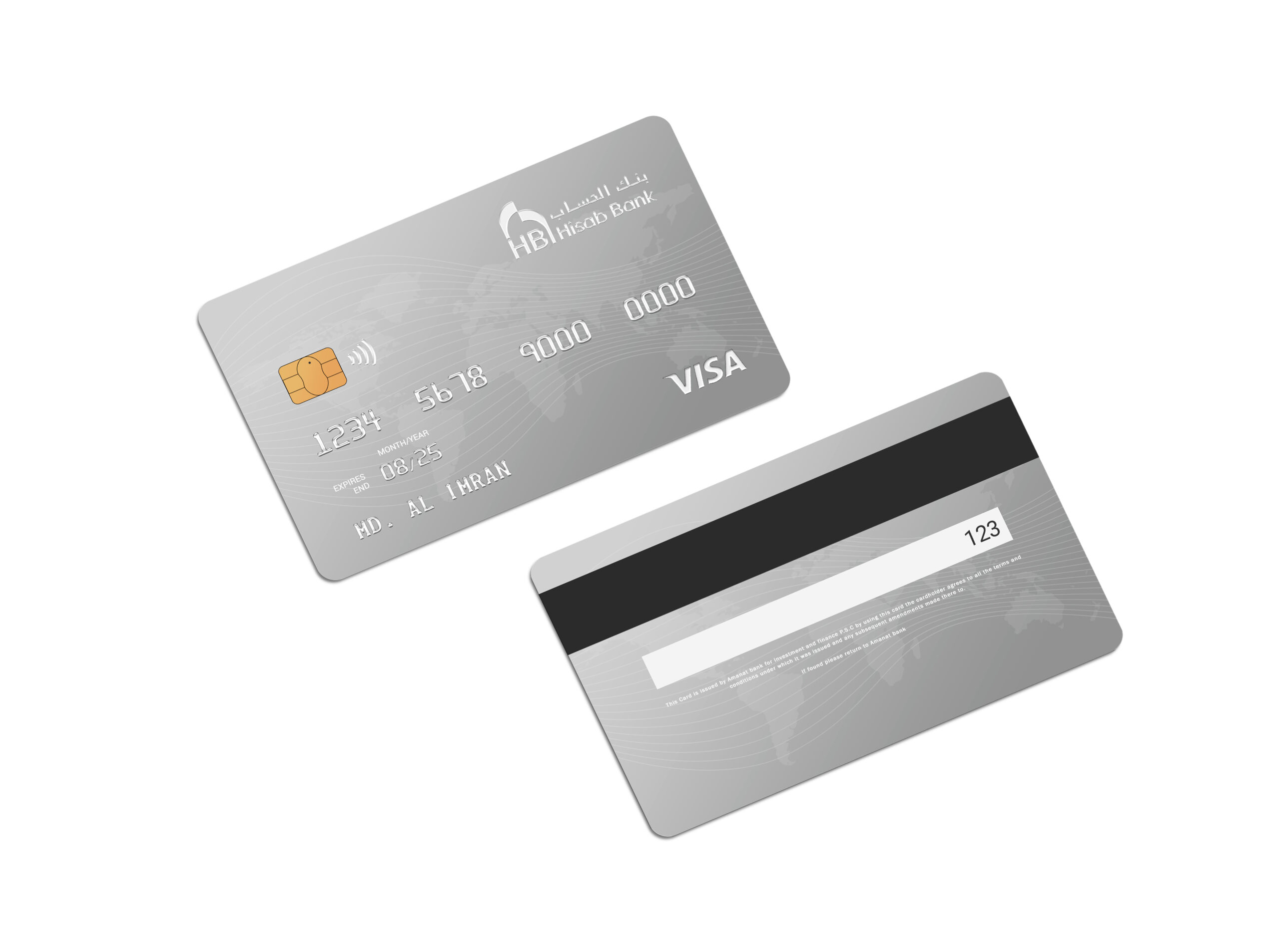 Platinum Visa debit card